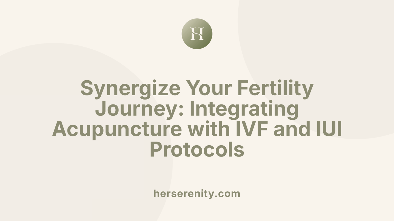 Synergize Your Fertility Journey: Integrating Acupuncture with IVF and IUI Protocols