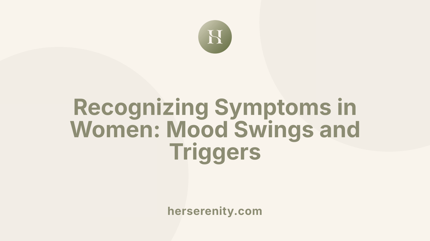 Recognizing Symptoms in Women: Mood Swings and Triggers