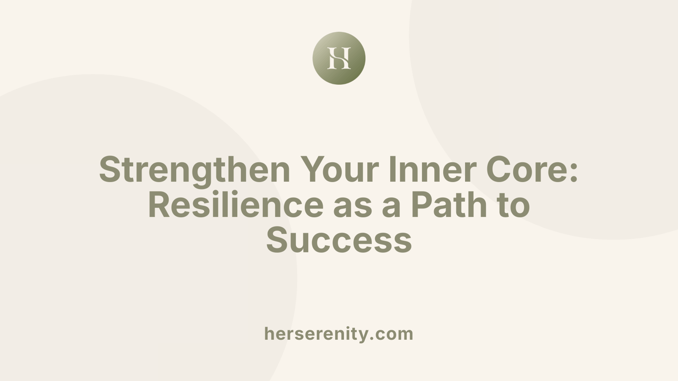 Strengthen Your Inner Core: Resilience as a Path to Success
