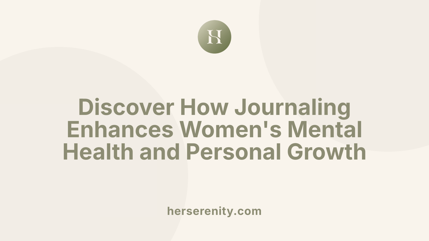 Discover How Journaling Enhances Women's Mental Health and Personal Growth
