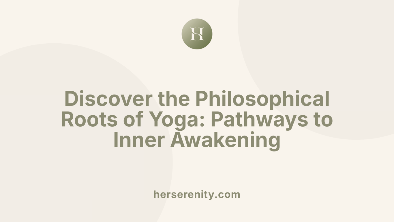 Discover the Philosophical Roots of Yoga: Pathways to Inner Awakening
