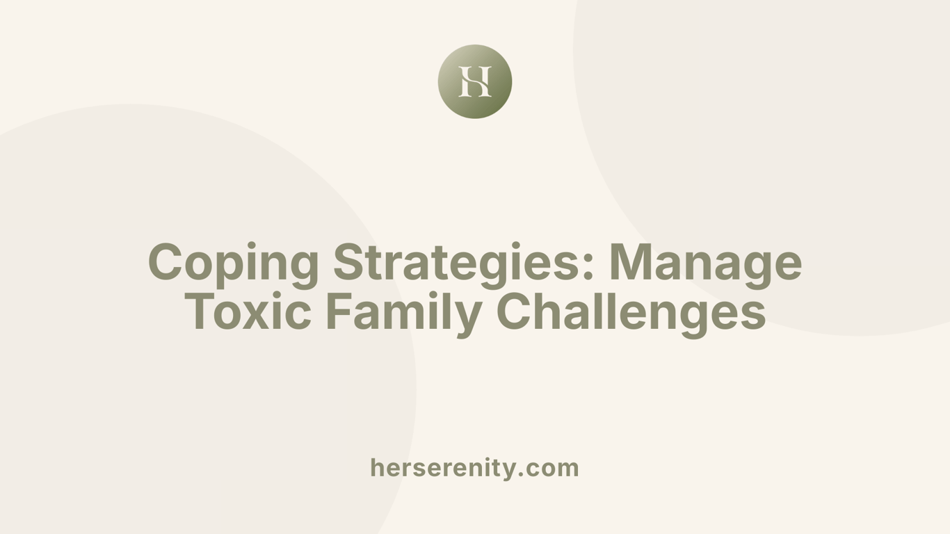 Coping Strategies: Manage Toxic Family Challenges