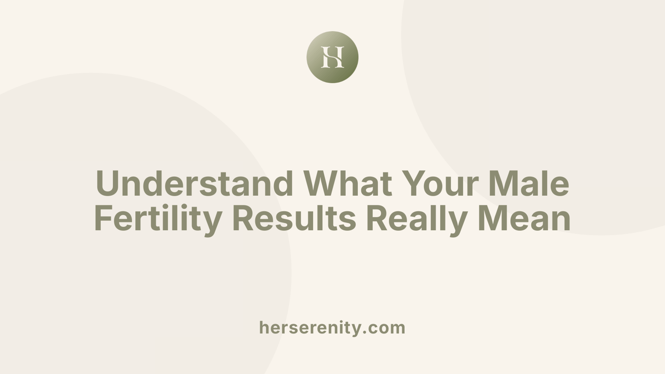 Understand What Your Male Fertility Results Really Mean