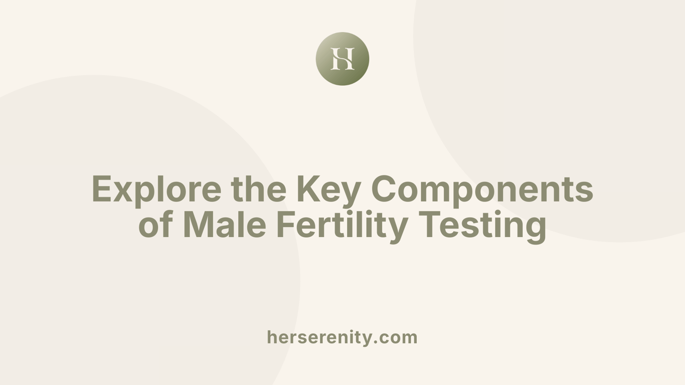 Explore the Key Components of Male Fertility Testing