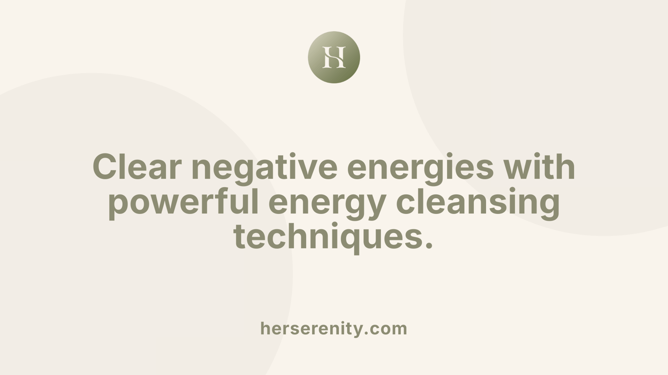 Clear negative energies with powerful energy cleansing techniques.