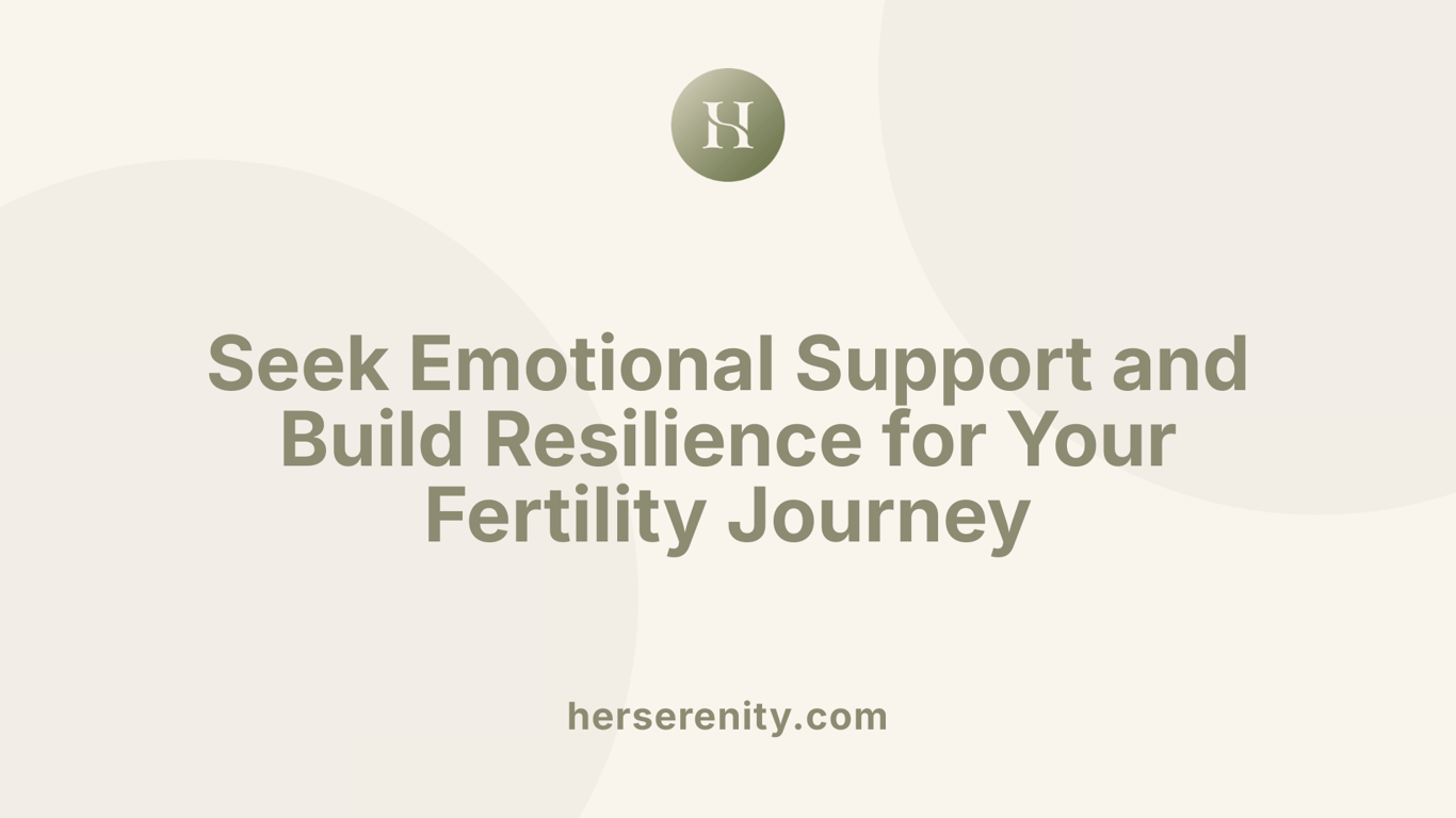 Seek Emotional Support and Build Resilience for Your Fertility Journey