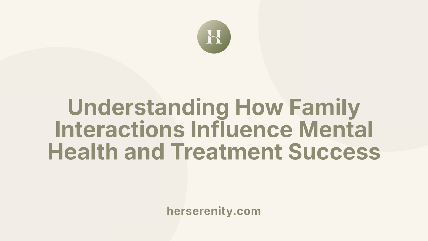Understanding How Family Interactions Influence Mental Health and Treatment Success