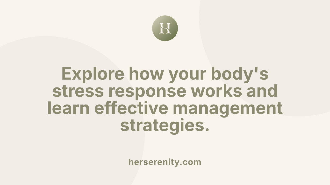 Explore how your body's stress response works and learn effective management strategies.