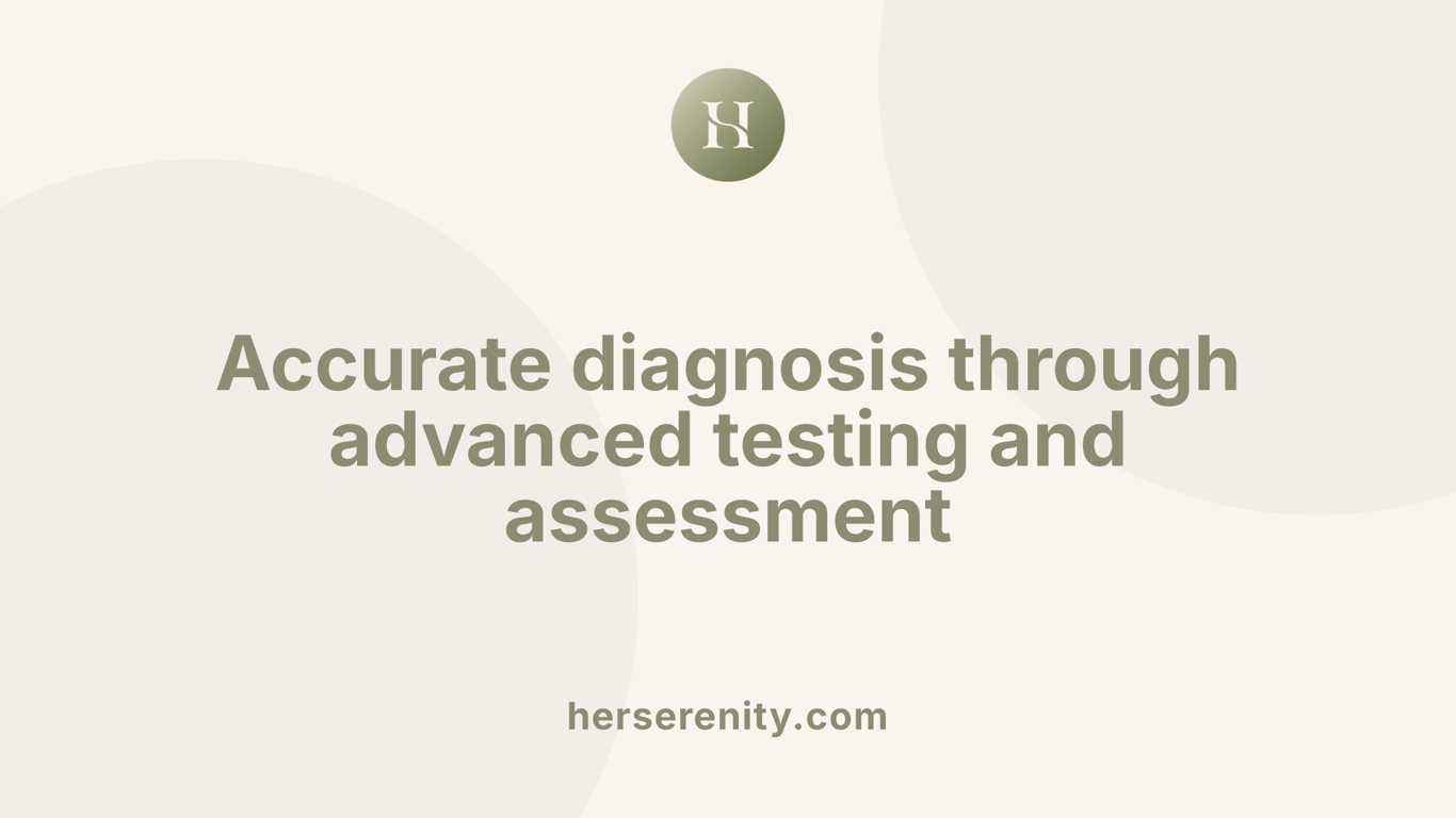 Accurate diagnosis through advanced testing and assessment