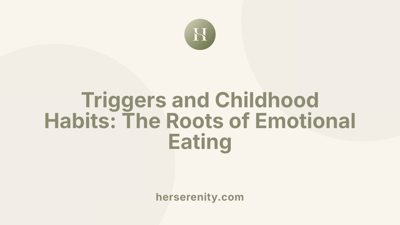 Triggers and Childhood Habits: The Roots of Emotional Eating