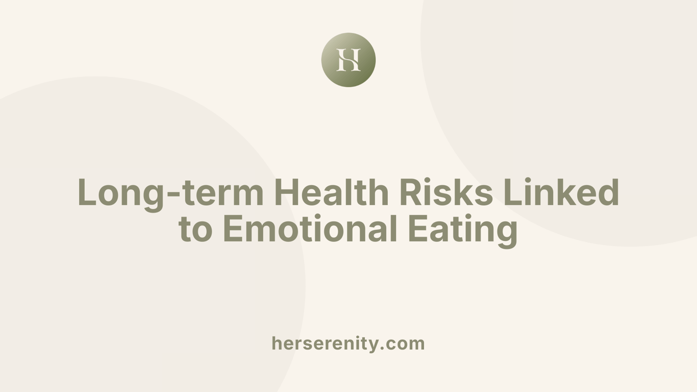 Long-term Health Risks Linked to Emotional Eating