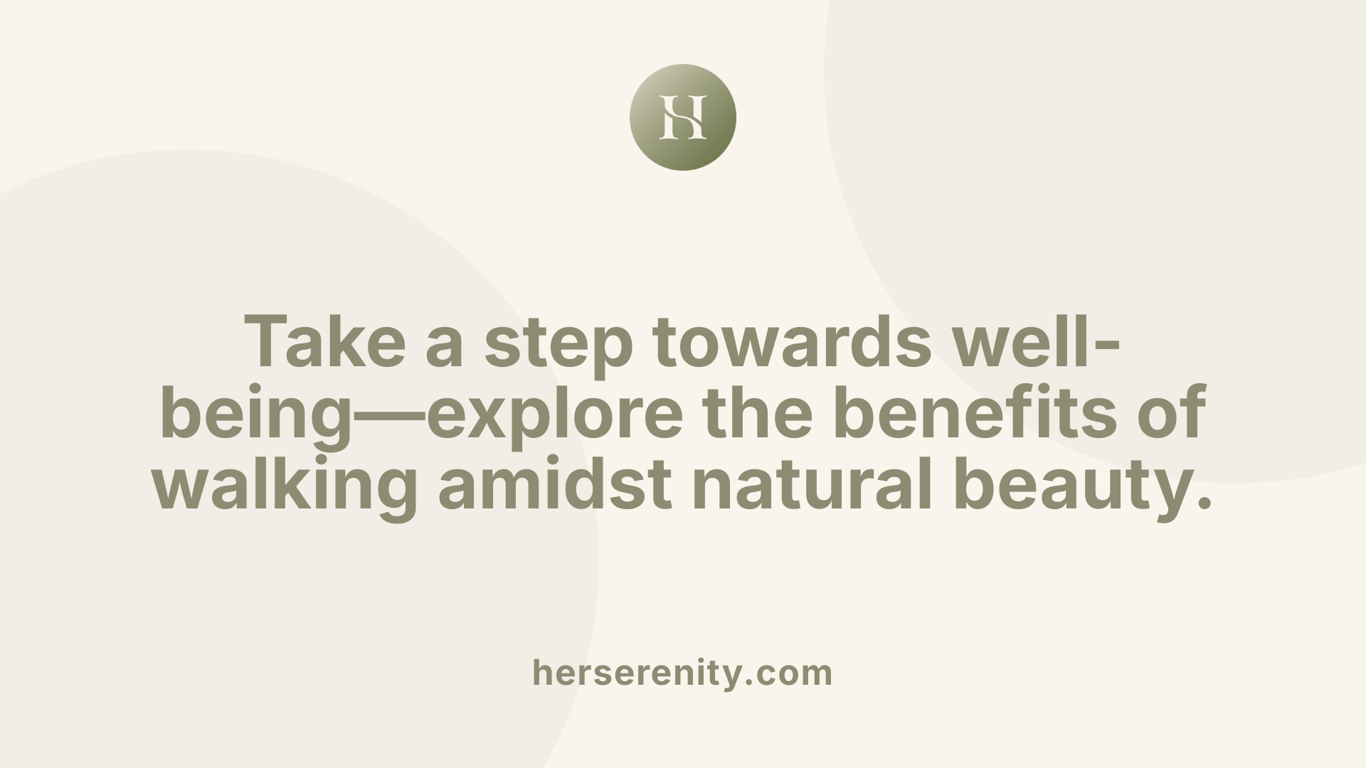Take a step towards well-being—explore the benefits of walking amidst natural beauty.