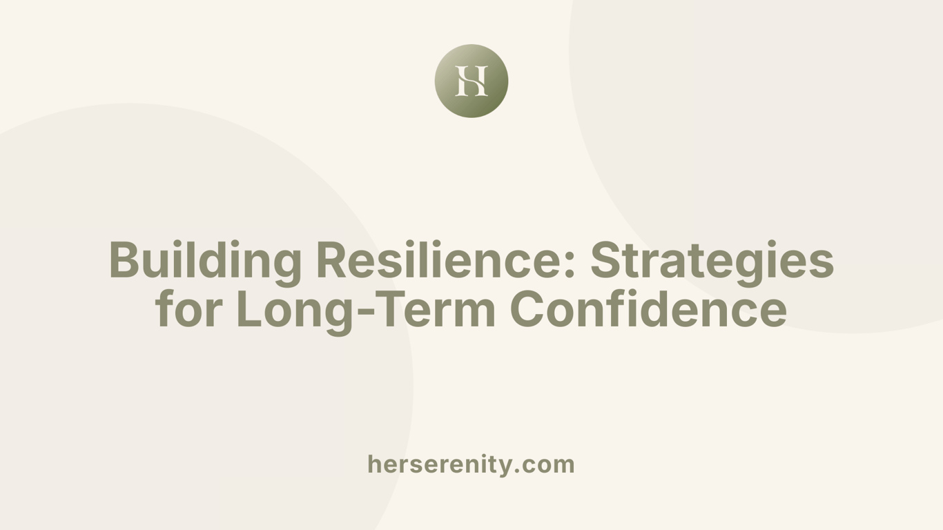 Building Resilience: Strategies for Long-Term Confidence