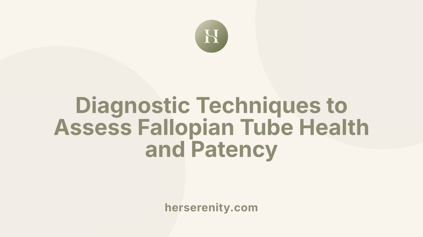 Diagnostic Techniques to Assess Fallopian Tube Health and Patency