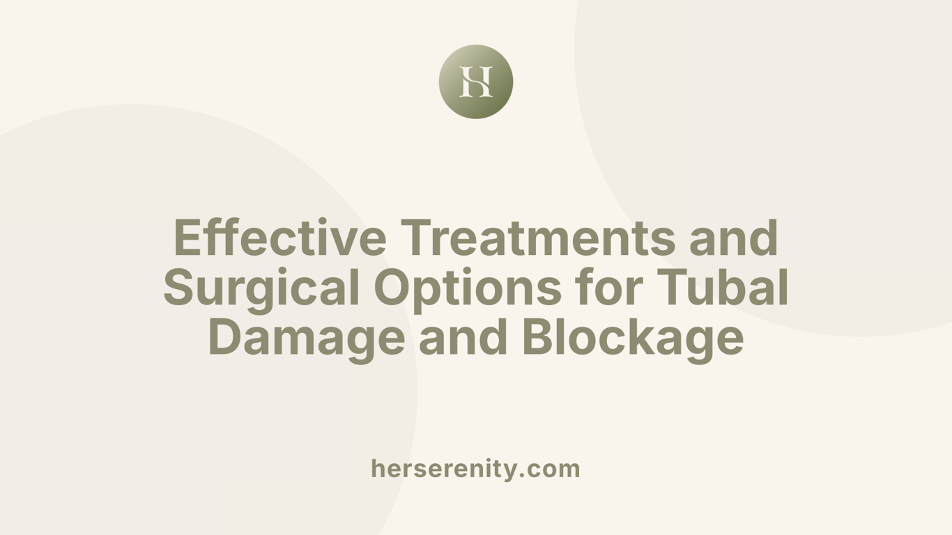 Effective Treatments and Surgical Options for Tubal Damage and Blockage