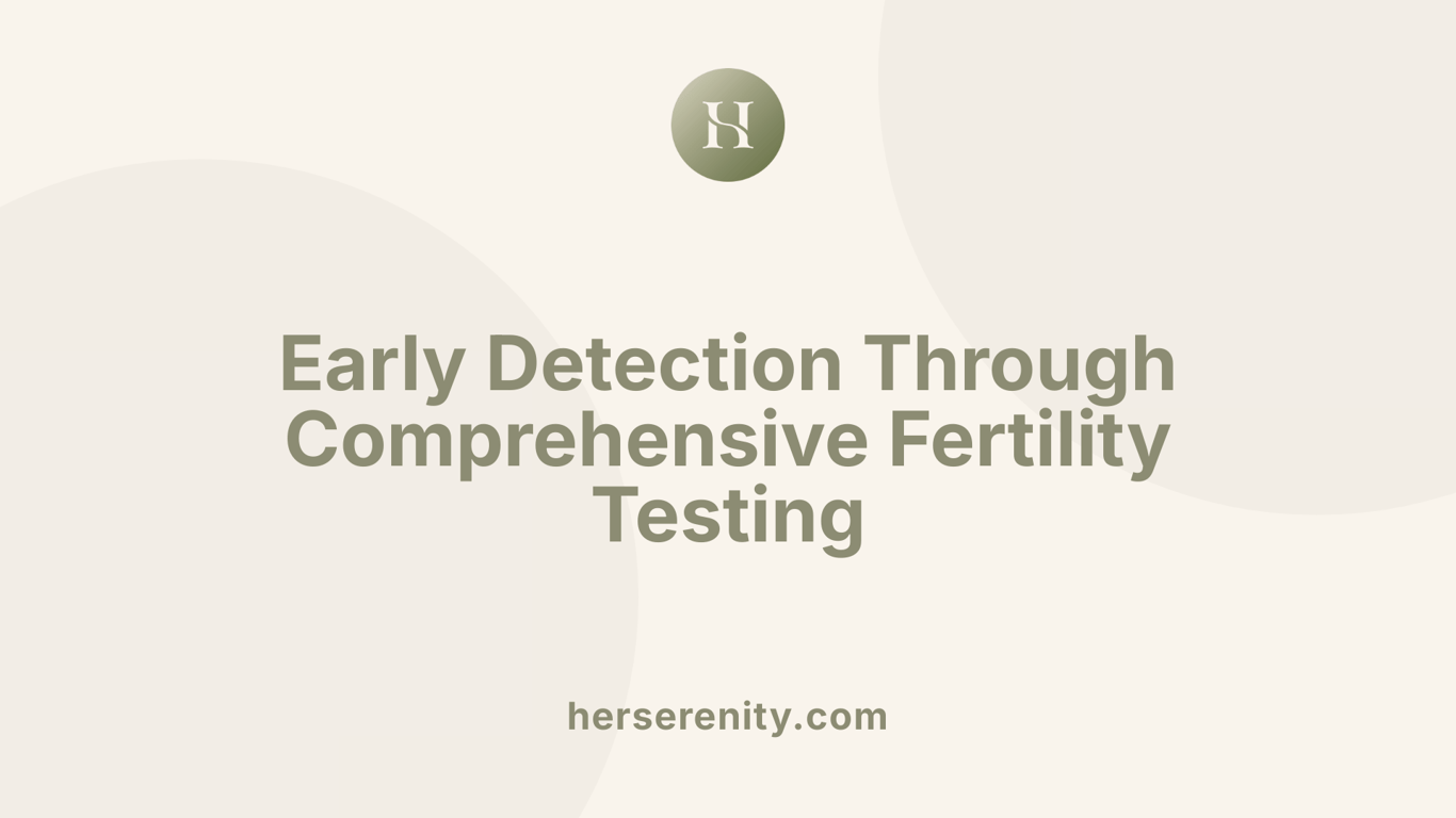 Early Detection Through Comprehensive Fertility Testing