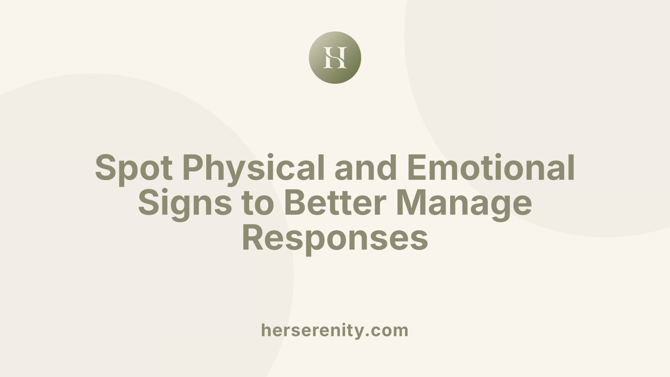 Spot Physical and Emotional Signs to Better Manage Responses