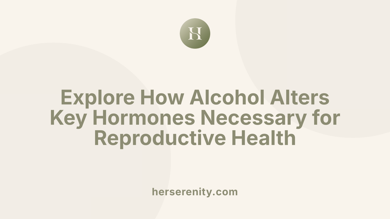 Explore How Alcohol Alters Key Hormones Necessary for Reproductive Health