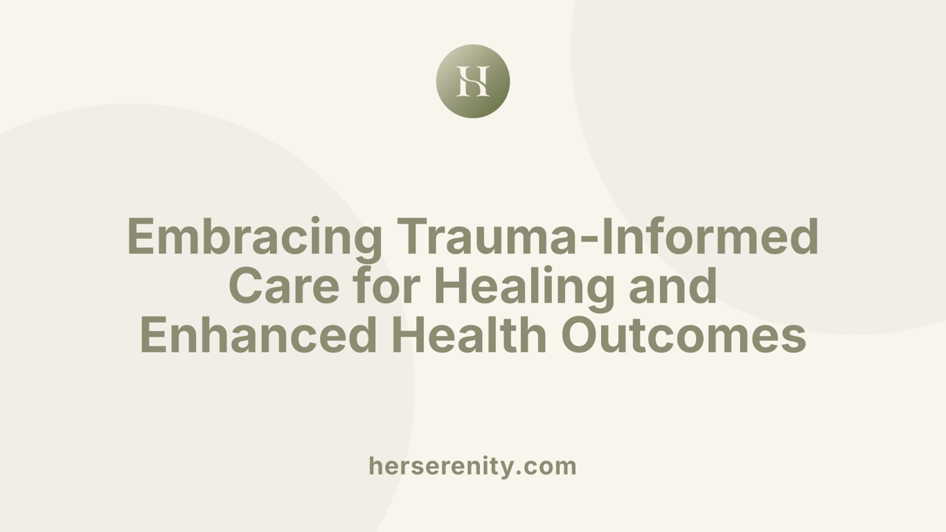 Embracing Trauma-Informed Care for Healing and Enhanced Health Outcomes