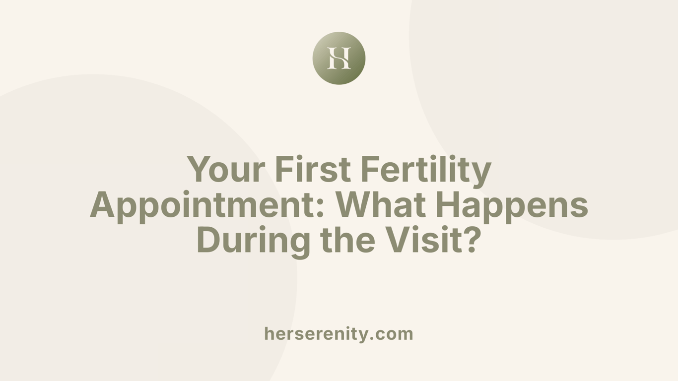 Your First Fertility Appointment: What Happens During the Visit?