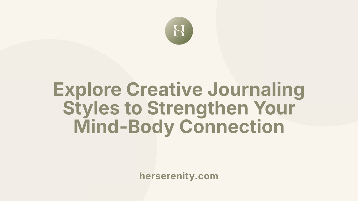 Explore Creative Journaling Styles to Strengthen Your Mind-Body Connection