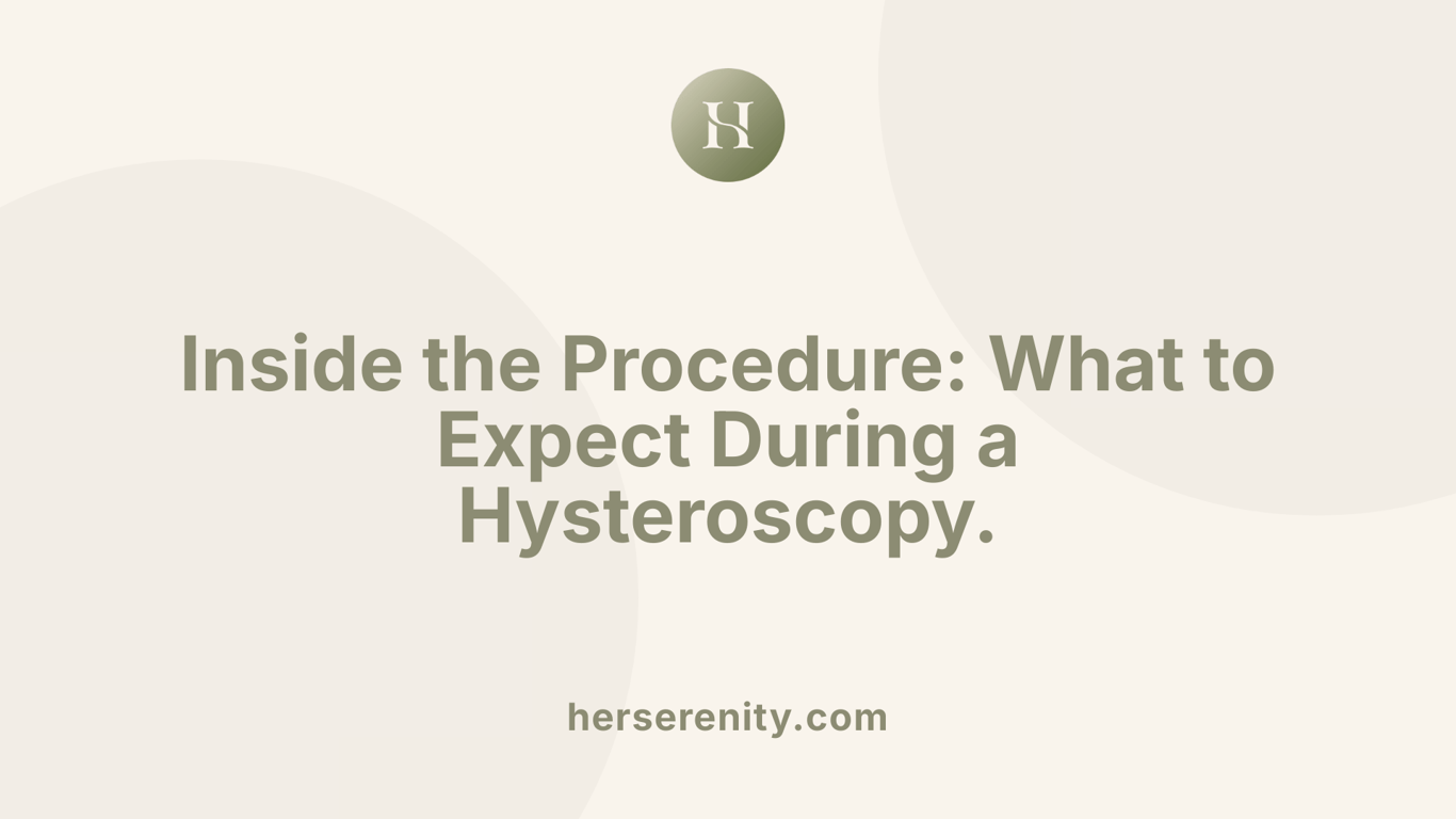 Inside the Procedure: What to Expect During a Hysteroscopy.