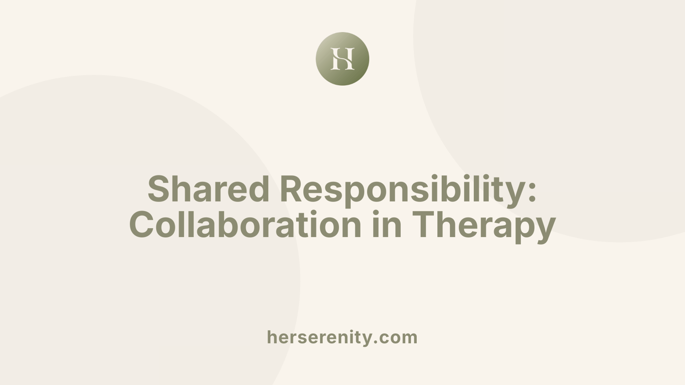 Shared Responsibility: Collaboration in Therapy