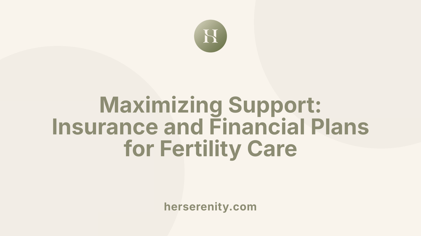 Maximizing Support: Insurance and Financial Plans for Fertility Care