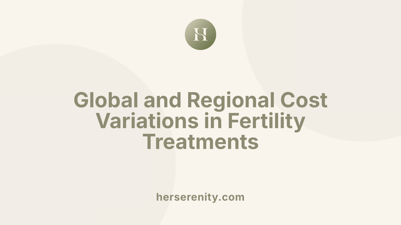 Global and Regional Cost Variations in Fertility Treatments