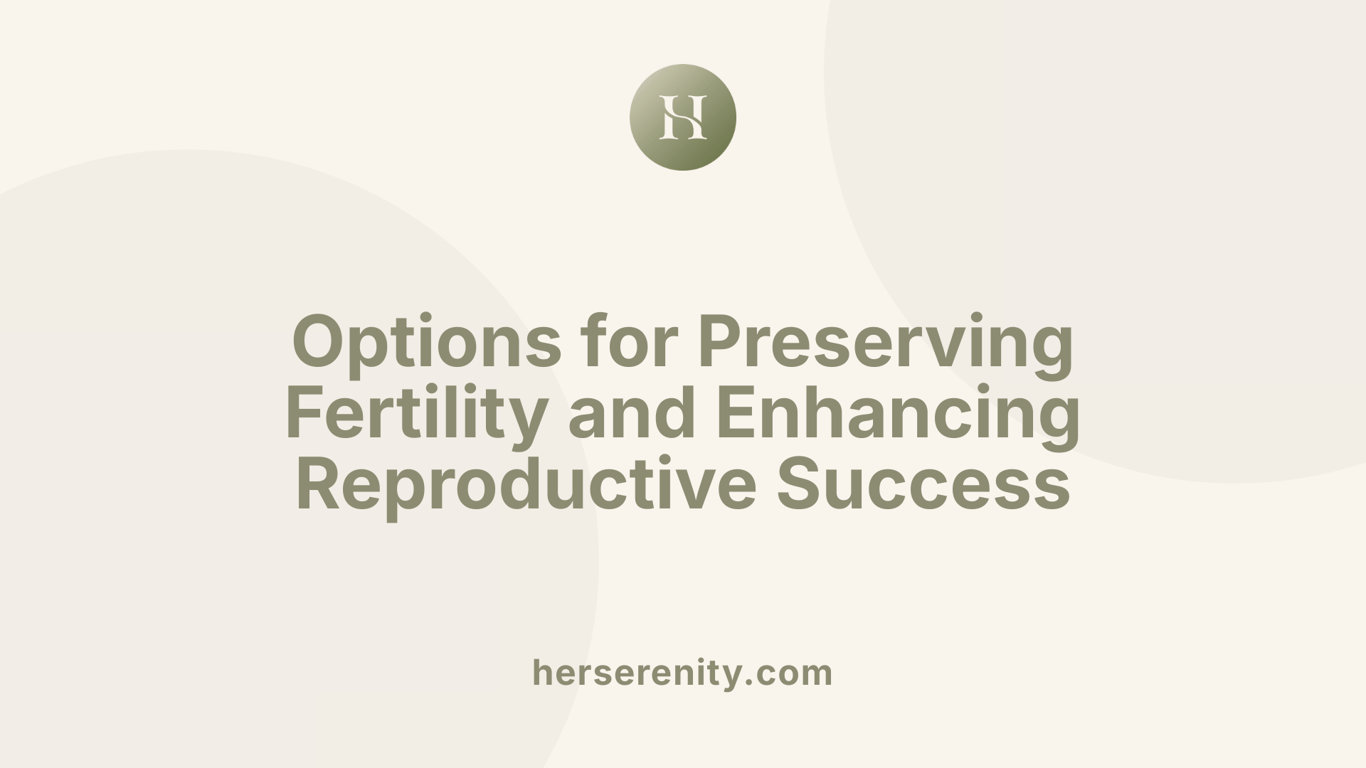 Options for Preserving Fertility and Enhancing Reproductive Success