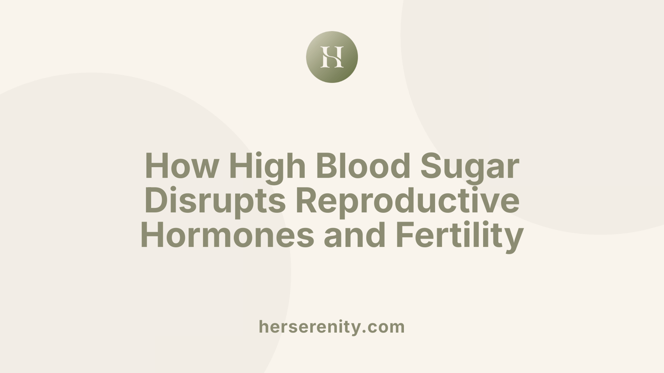 How High Blood Sugar Disrupts Reproductive Hormones and Fertility