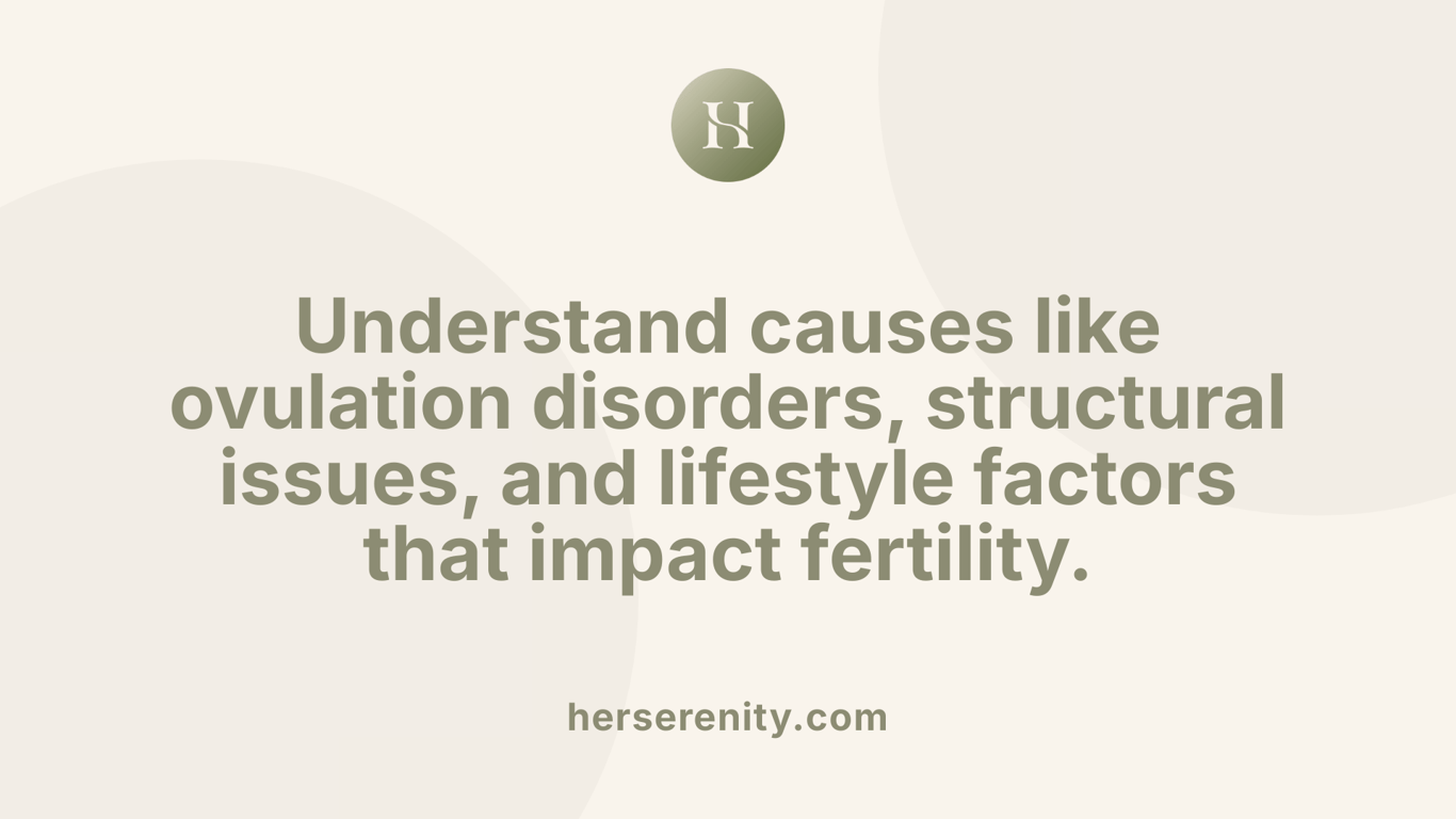 Understand causes like ovulation disorders, structural issues, and lifestyle factors that impact fertility.