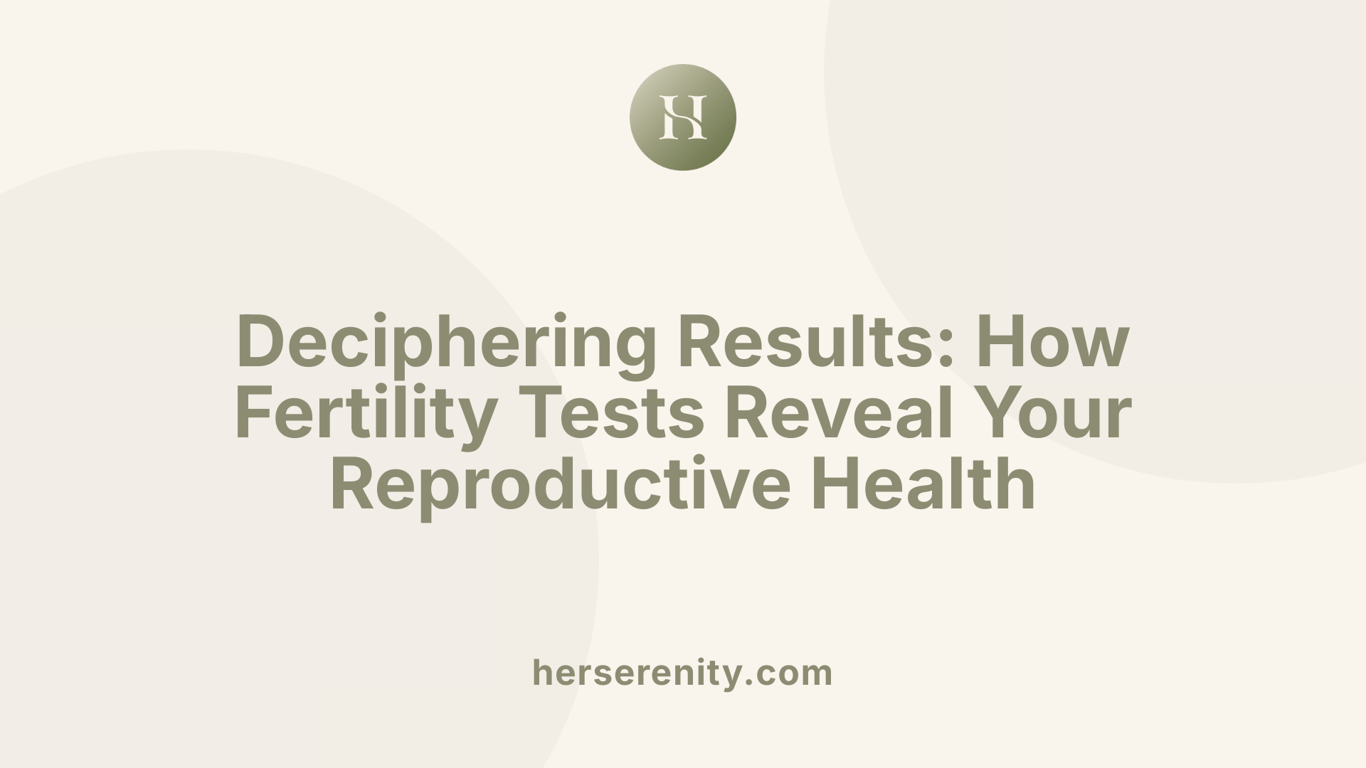 Deciphering Results: How Fertility Tests Reveal Your Reproductive Health