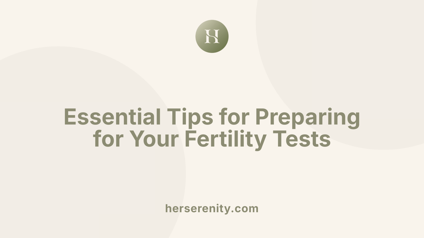 Essential Tips for Preparing for Your Fertility Tests