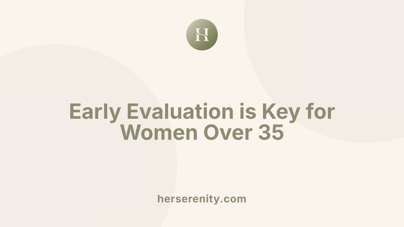 Early Evaluation is Key for Women Over 35
