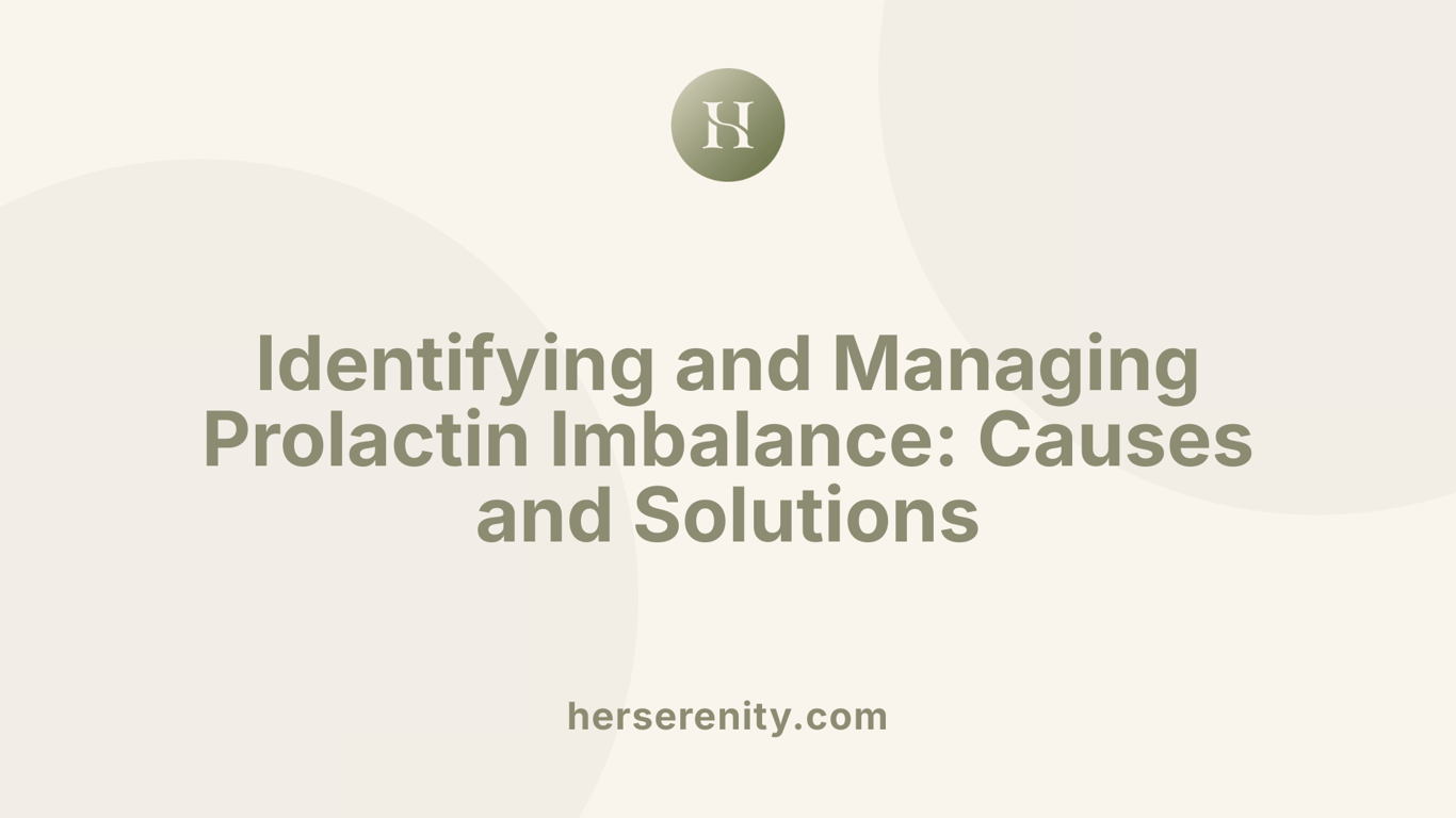 Identifying and Managing Prolactin Imbalance: Causes and Solutions