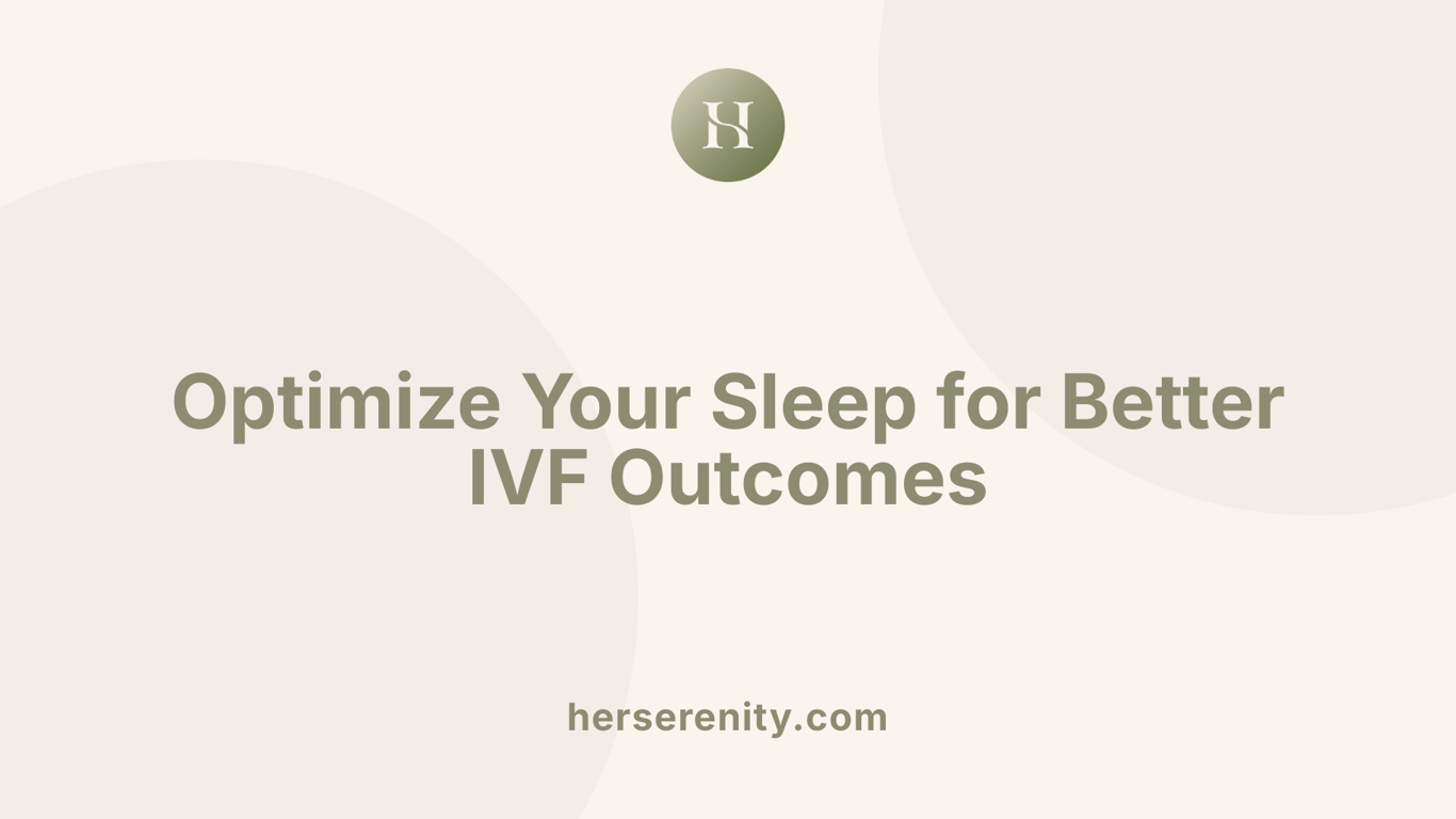 Optimize Your Sleep for Better IVF Outcomes