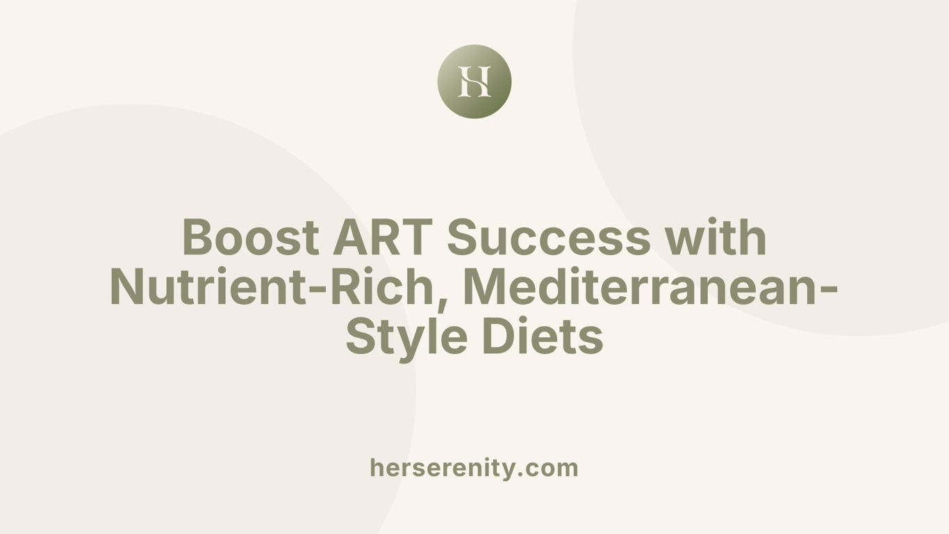 Boost ART Success with Nutrient-Rich, Mediterranean-Style Diets