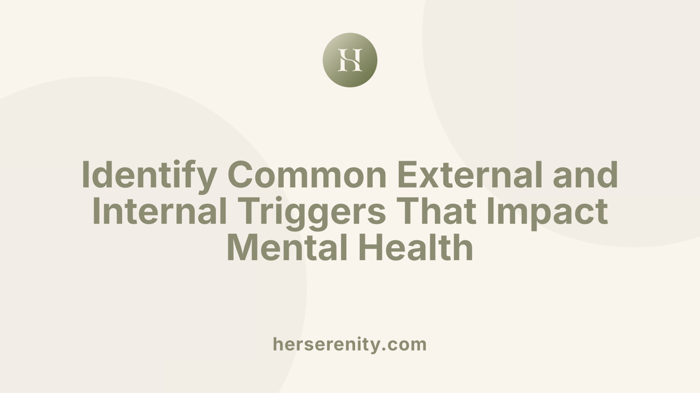 Identify Common External and Internal Triggers That Impact Mental Health