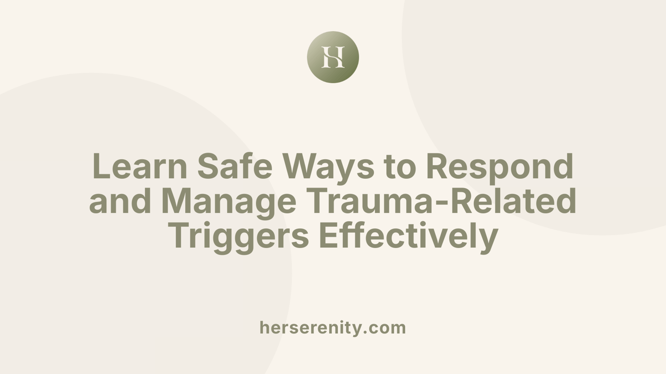 Learn Safe Ways to Respond and Manage Trauma-Related Triggers Effectively