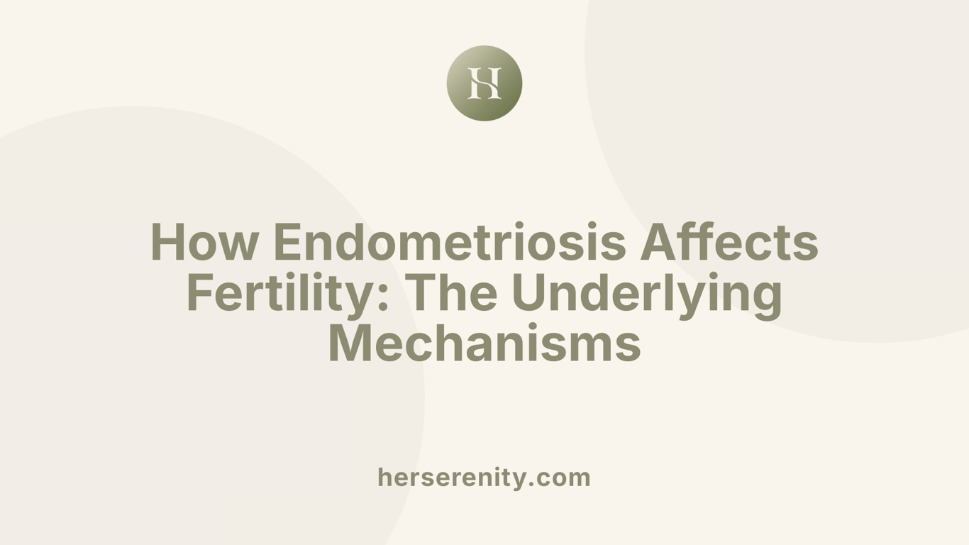 How Endometriosis Affects Fertility: The Underlying Mechanisms