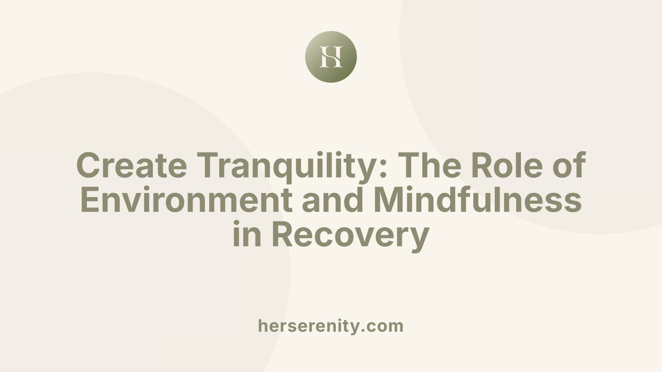 Create Tranquility: The Role of Environment and Mindfulness in Recovery