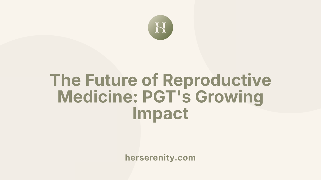 The Future of Reproductive Medicine: PGT's Growing Impact