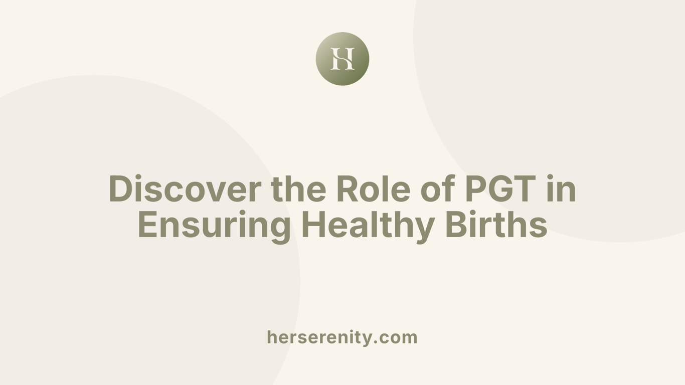 Discover the Role of PGT in Ensuring Healthy Births