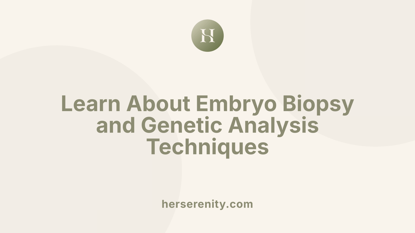 Learn About Embryo Biopsy and Genetic Analysis Techniques