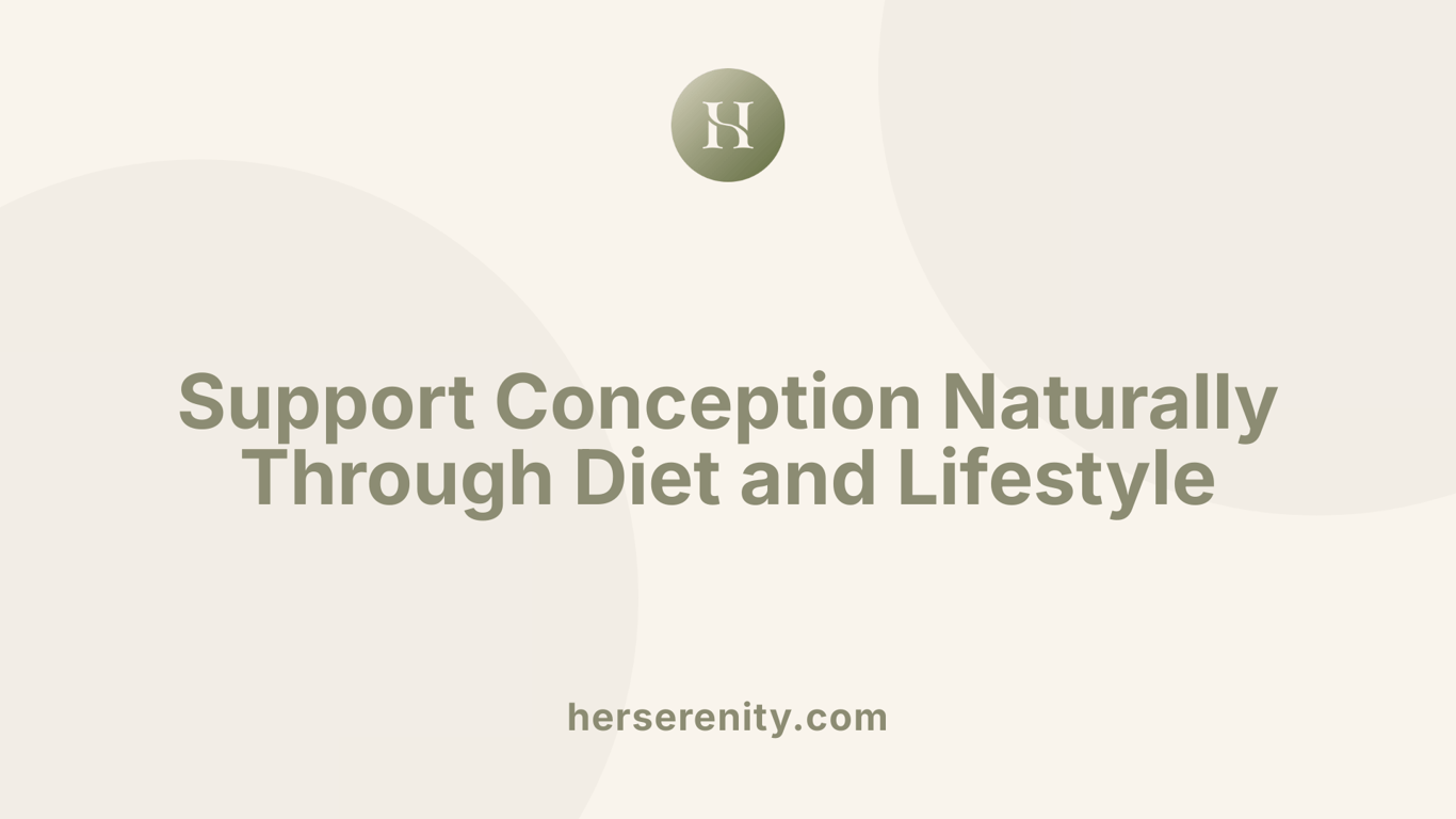Support Conception Naturally Through Diet and Lifestyle