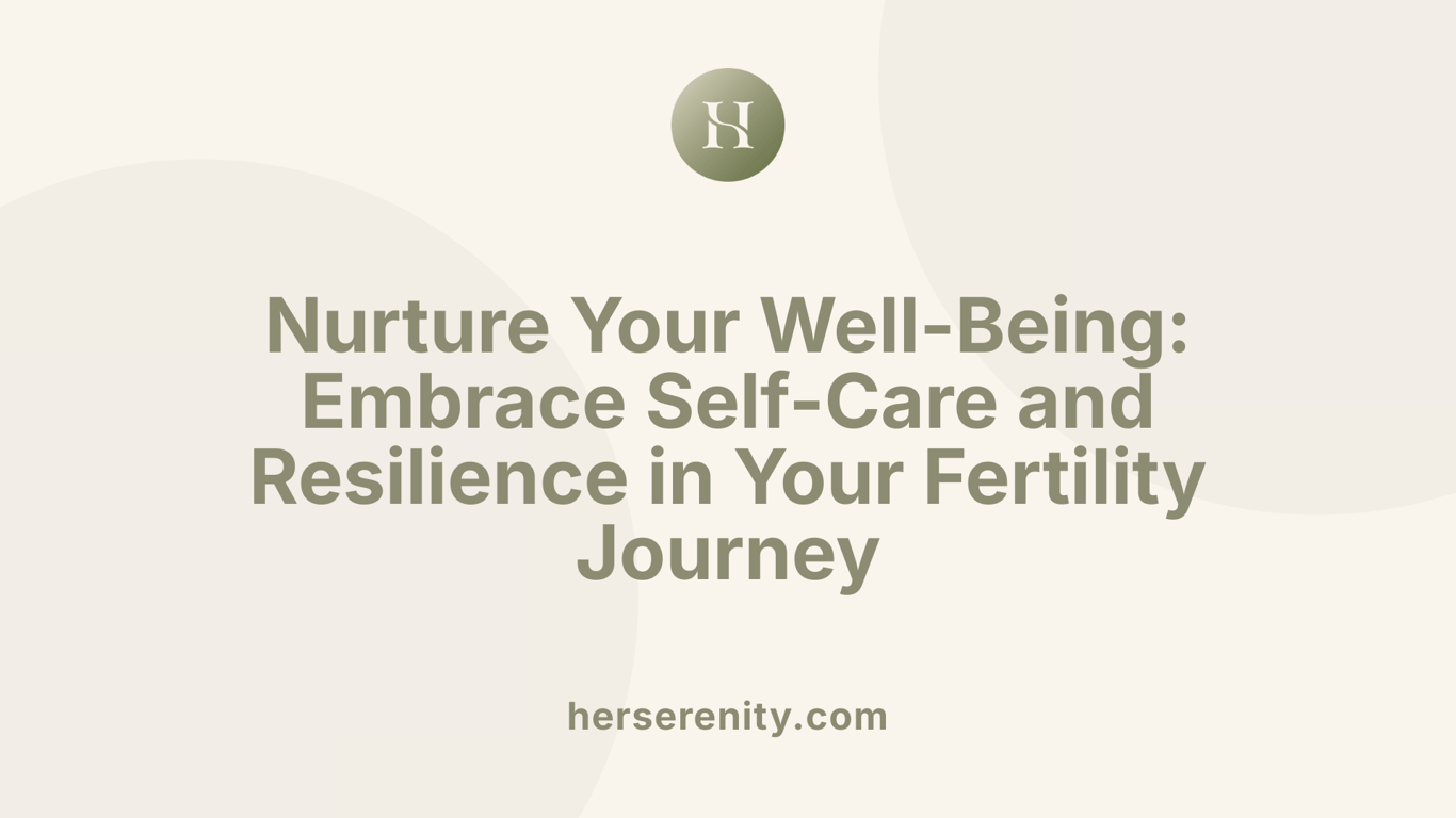 Nurture Your Well-Being: Embrace Self-Care and Resilience in Your Fertility Journey
