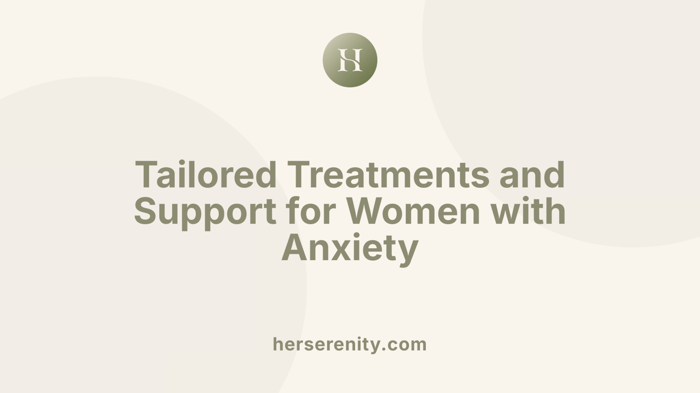 Tailored Treatments and Support for Women with Anxiety