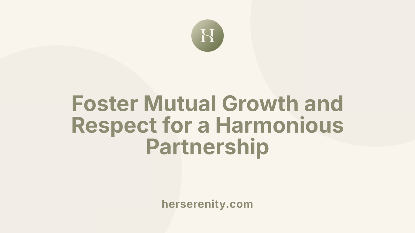 Foster Mutual Growth and Respect for a Harmonious Partnership