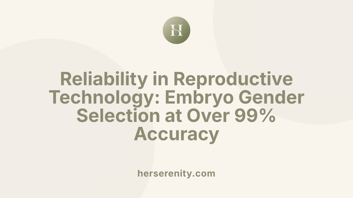Reliability in Reproductive Technology: Embryo Gender Selection at Over 99% Accuracy